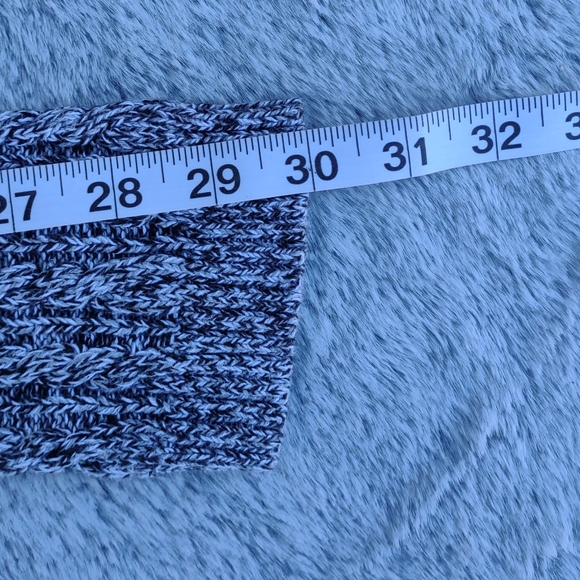 Croft & Barrow Cable Knit V Neck Pullover X-Large Space Gray - Picture 8 of 9